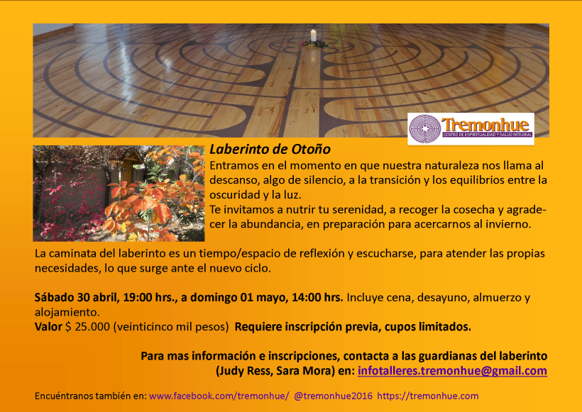 Invitacion Laberinto Otoño 2016